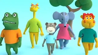 [LES AMIMOS] 1 kilomètre à pied - Comptines et chansons pour enfants