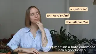 How to pronounce English articles in fast speech