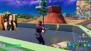 DQ1R SOLO SQUAD 1 VS 4 GAMEPLAY WITH GIRL #41| Fornite