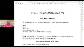 Qualifying and Setting Leads for Maximum Sales Productivity - Cracking The Code (Oct. 2, 2023)