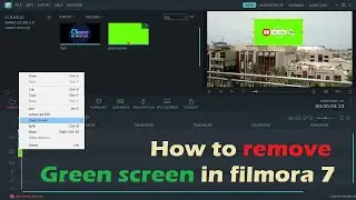 how to remove green screen in wondershare filmora 7