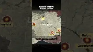 Russia's Massive Missile Attack. #shorts