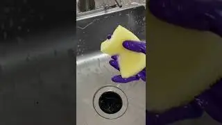 asmr sink cleaning