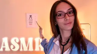 ASMR General Checkup ~ Ears, Eyes, Throat ~ Soft Spoken Dr. Roleplay