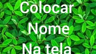 quer colocar qualquer nome na tela de bloqueio de celular 