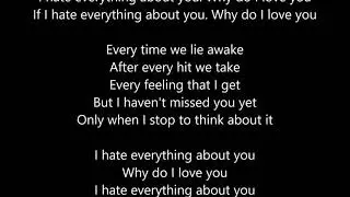 Three Days Grace - I Hate Everything About You - Lyrics Scrolling