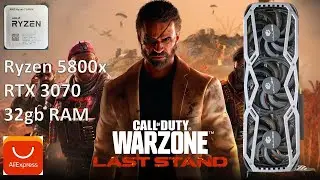 RTX 3070 MLLSE, ALIEXPRESS Triple FAN - Call of Duty Warzone