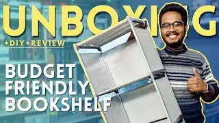 Unboxing MemeHo Bookshelf | Budget Friendly Option? | Honest Review + DIY (English+हिन्दी)