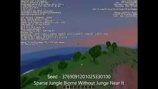 Rarest Sparse jungle Biome in Minecraft 1.19  #shorts