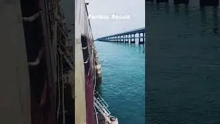 Pamban Bridge | Train Crossing | View #shorts