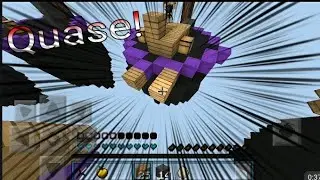Minecraft pe skywars um pouco de combo mais celular novo e skin nova