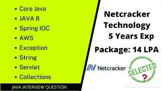 Netcracker Technology | technical round | java interview questions