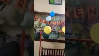 DIY Christening decoration at home