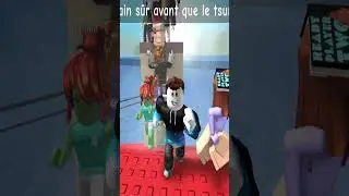 Survivre a un TSUNAMI TUEUR sur roblox #shorts