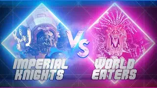 WORLD EATERS vs IMPERIAL KNIGHTS | Warhammer 40k Battle Report