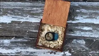 ТО САМОЕ КОЛЬЦО из дерева и эпоксидной смолы.  ПОЛНЫЙ МАСТЕР КЛАСС!