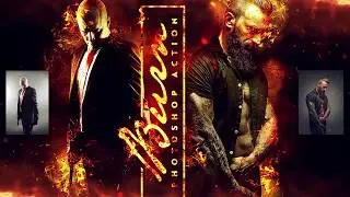 Burn Photoshop Action | Amazing Artistic Photoshop Actions Bundle | Artixty