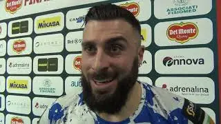 11-03-2023: Del Monte Coppa Italia A3, Matteo Paris dopo la vittoria di Pineto in semifinale