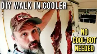 My 4×6 DIY Walk-In Deer Cooler Setup – Window AC + Inkbird Controller Tour (No CoolBot Needed)