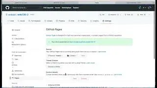 GitHub Pages Setup