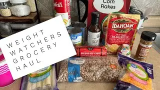 Weekly Grocery Haul - Walmart - Weight Watchers - 2/18/24