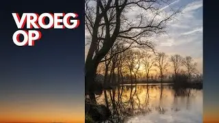 Een FRISSE FOTOWANDELING met ZONSOPKOMST, landschapsfotografie aan de Leie Arm te Astene (Deinze)