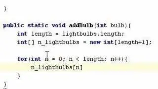 Java 08: Advanced Arrays