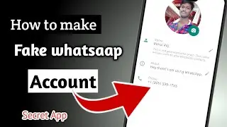 How to make fake whatsaap account with  USA number | new app | no ban issue