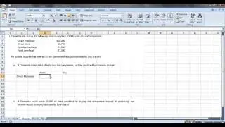 ACC 121 - Incremental Analysis - Make or Buy Decision