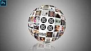 SPHERICAL PHOTO COLLAGE EFFECT IN PHOTOSHOP | PHOTOSHOP EFFECT | PHOTOSHOP TUTORIAL