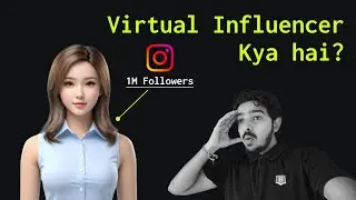 Virtual Influencer Kya Hota Hai? | Virtual Superstar | SMILE TECHY #virtualinfluencers #aigirl