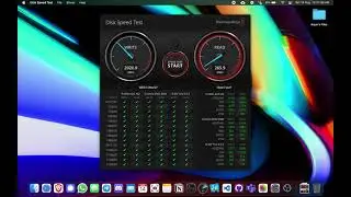 M1 MacBook Air SSD Disk speed test