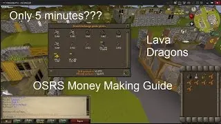 Osrs Money Making Guide - Lava Dragons - 250k Giveaway! - 500k+ per hour