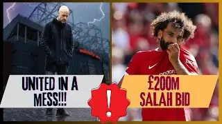 ANTONY STATEMENT BY MAN UNITED | £200M BID FOR SALAH