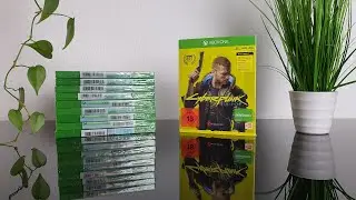 Закуп Игр #87: Cyberpunk 2077 на Xbox Series X | 10 дисков | Распаковка Киберпанк - [4K/60]