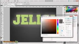 Photoshopies.com | Create Flower Jelly Text Effects with Photoshop HD