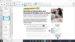 Independent & Dependent Variables in Tables & Graphs