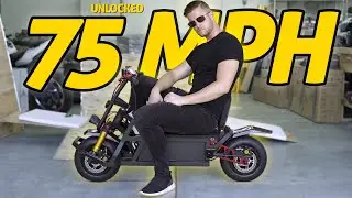 WAYYY TOO FAST. it's 134V 7000W Dual-Motor and literally burns rubber all the time.