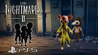All 18 Glitching Remains Locations + Secret Ending in Little Nightmares 2 | 4K 60FPS PS5