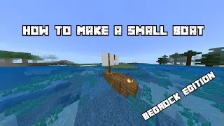 How to make a small Boat in Minecraft