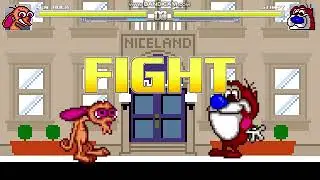 MUGEN Update 2 Ren VS Stimpy