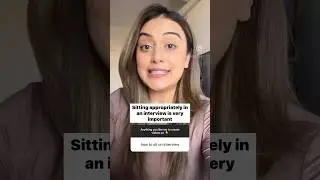 How to sit in an Interview