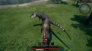 Path of Titans - rex vs giga (primordial tyrants mods)