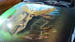 Color Changing Jesus Paint Job on Classic Car