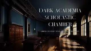 DARK ACADEMIA SCHOLASTIC CHAMBER AMBIENCE PLAYLIST 📖 STUDY & SLEEPING WHITE NOISES 🎧