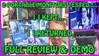 2 Portable monitors tested...1 is brilliant..the other not so good so was returned ..full review