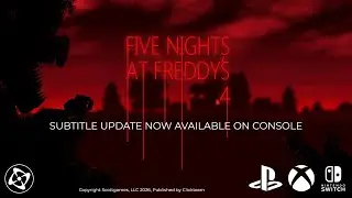 Five Nights at Freddy's 4 - Console Subtitle Update