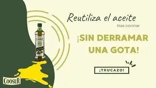 Cómo rellenar tu aceitera con aceite sobrante SIN DERRAMAR💧