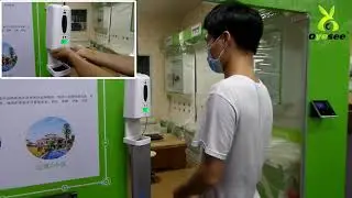 oyesee hand dipenser and temperature detection machine