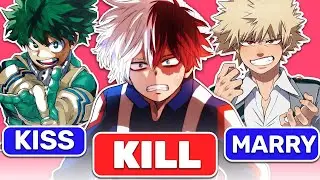 Kiss Marry Kill - MY HERO ACADEMIA | BNHA | MHA